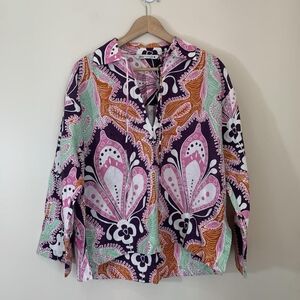 Zara Multicolor Floral Blouse